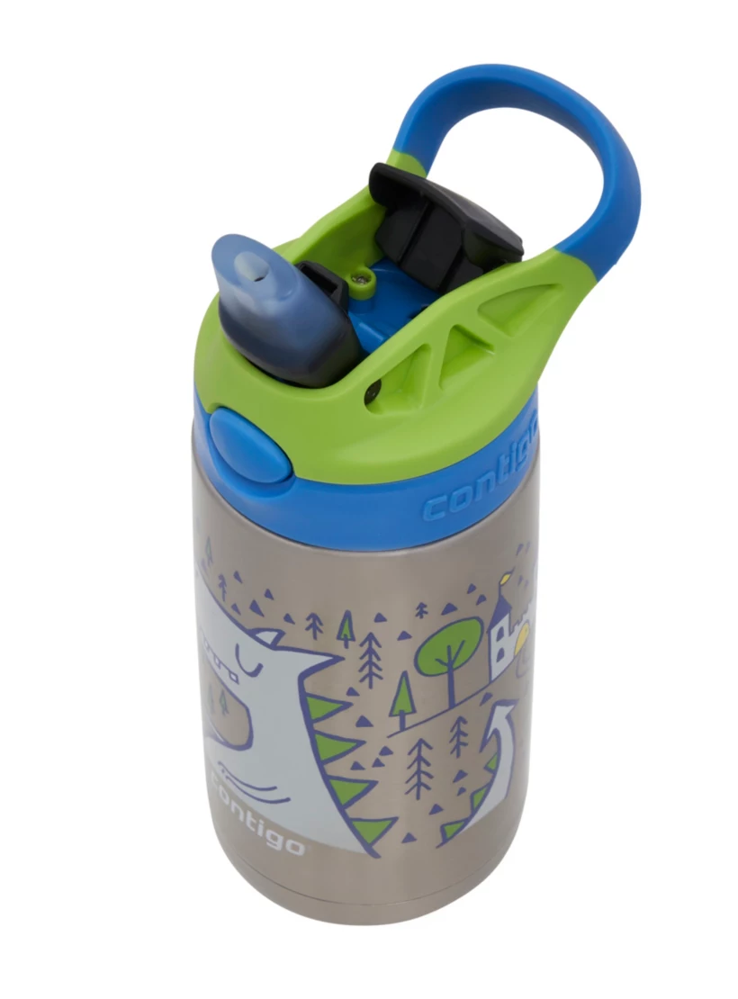 Contigo Easy Clean AUTOSPOUT™ Kids Vacuum-Insulated Water Bottle, 380 ml (Fire Dragon)